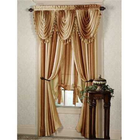 EYECATCHER Ombre Waterfall Valance - Sandstone EY31938